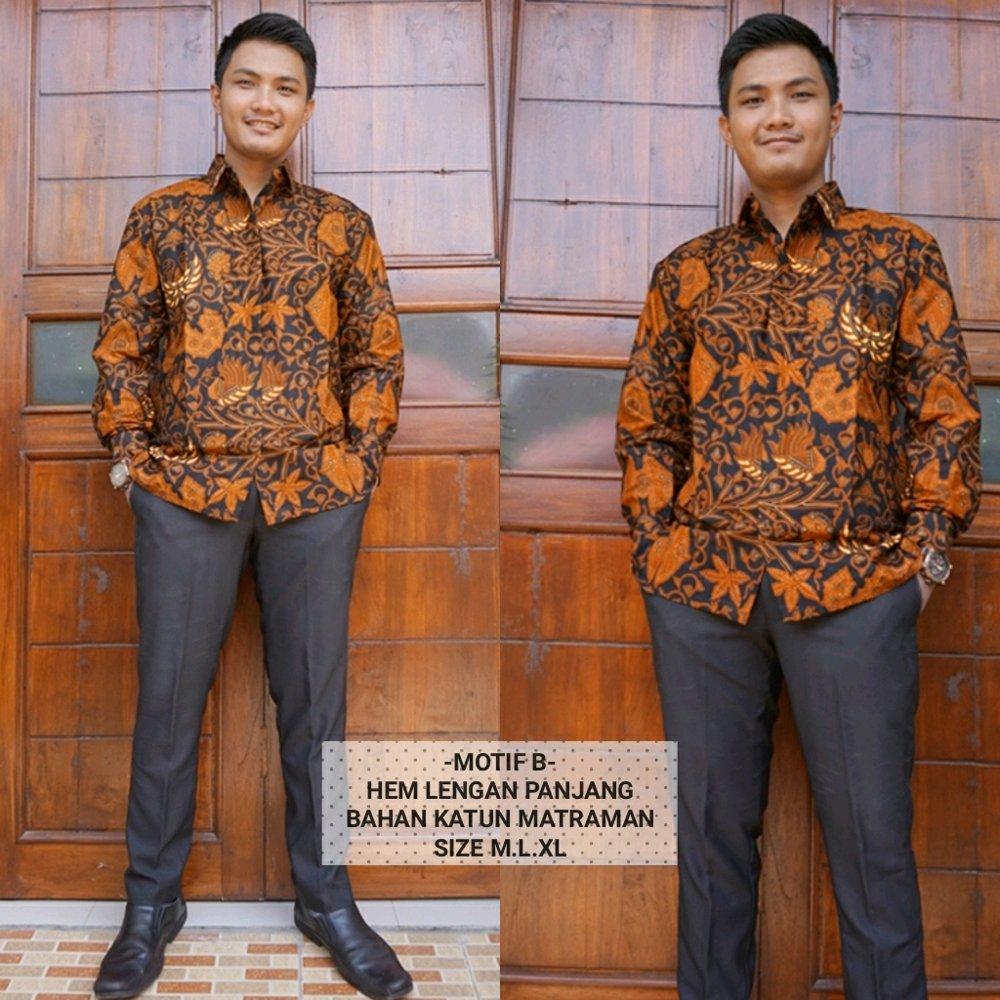 BATIK COWOK LENGAN PANJANG di lapak Pusat Grosir Batik Jogja pusatgrosirbatikjogja