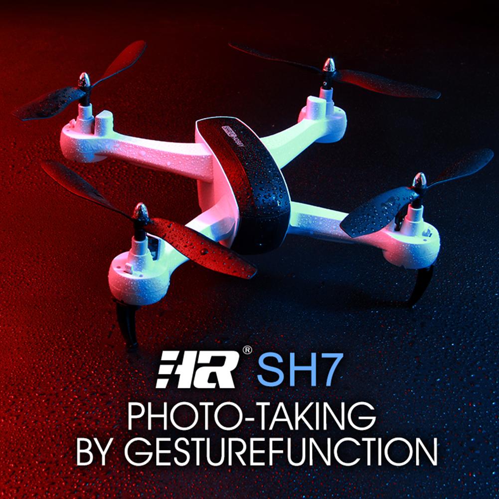 HR SH7 1080 P Wifi FPV Kamera Ketinggian Terus Gesture Selfie Cerdas Mengikuti Drone RC Pengendali Jarak Jauh Quadrocopter dengan Kamera
