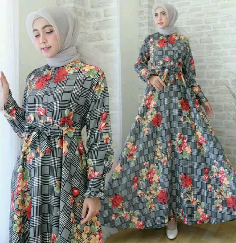 FASHIONFLOWER-DRESS MAXI WANITA MUSLIM ANAYA LD 110CM,PJG 140CM,LEBAR BAWAH 3.5M | BAJU MUSLIM WANITA | DRESS MAXI | BUSANA MUSLIM | MUSLIM WEAR | PAKAIAN WANITA | FASHION WANITA | PAKAIAN MUSLIMAH WANITA | GAMIS MUSLIM-TERSEDIA 2 WARNA