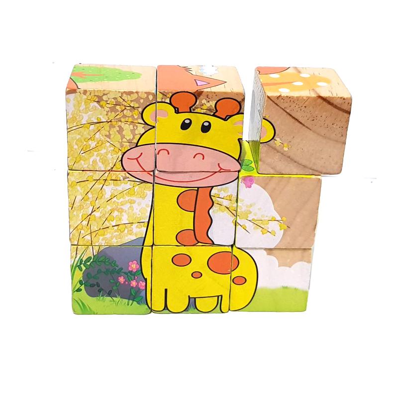 ... Kayla Org Mainan Edukasi Puzzle 6 in 1 Binatang Hutan - 3 ...
