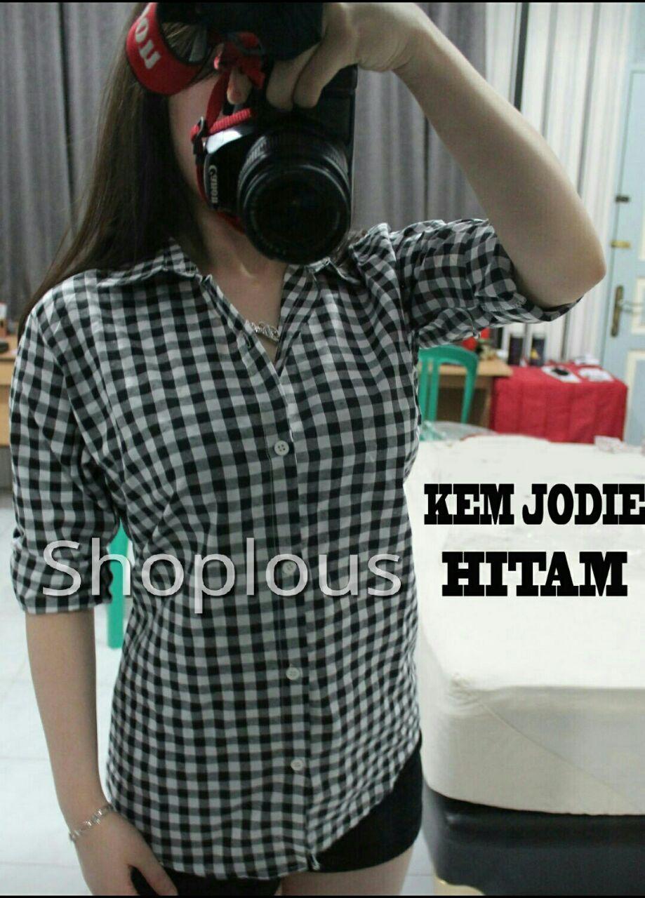 Shoplous Blouse Wanita / Kemeja kerja / Kem Jodie Blouse Murah/ Atasan Wanita Murah / Blouse pink / Baju Kerja wanita / Blouse Casual Wanita /Kemeja kotak kotak/baju tidur/ tunik murah