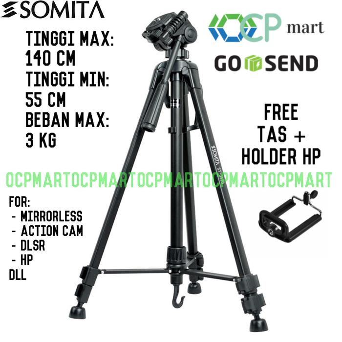 Tripod EXCELL PROMOSS BLACK Slr Dslr Hp Mirrorless Gopro Takara Somita