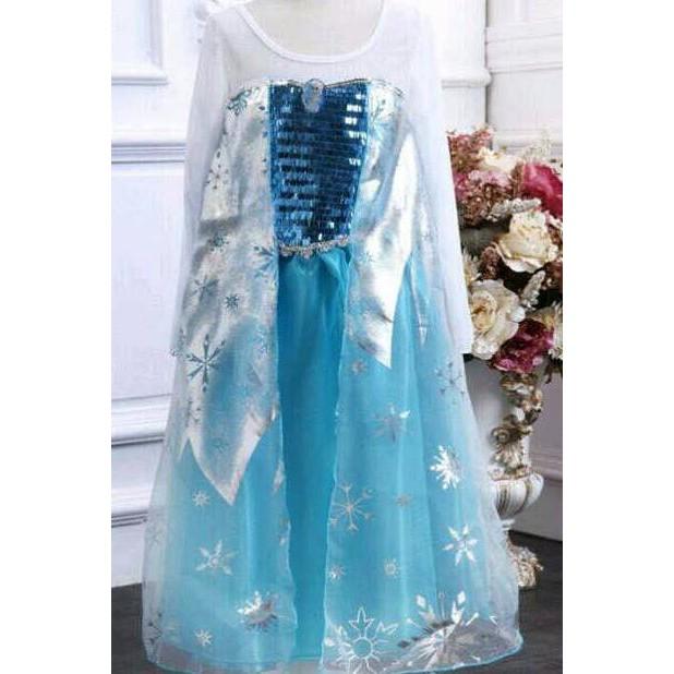PROMO SALE - BAJU FROZEN ELSA SNOW / PRINCESS COSTUM F001