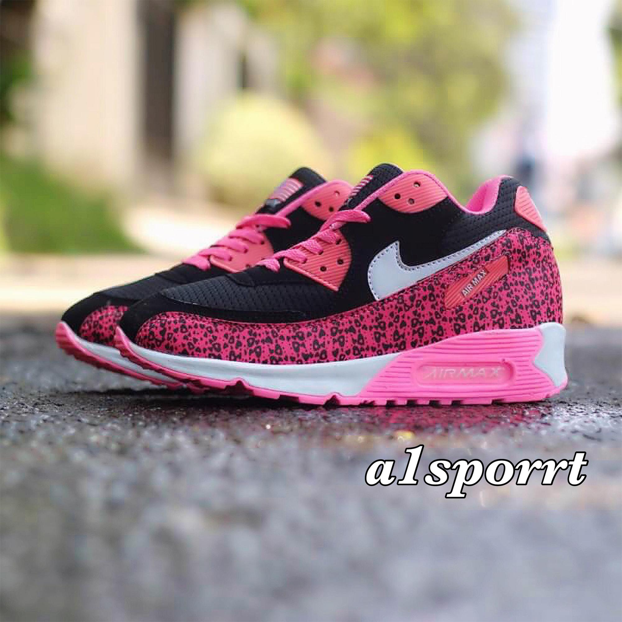Nike Airmax Kualitas Premium Hitam Pink Corak