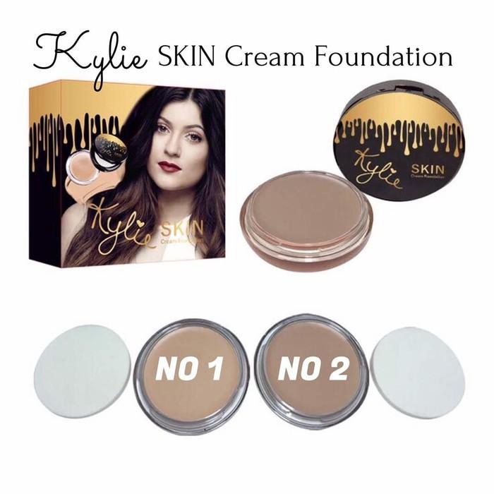 (JNH Shop) KYLIE SKIN - Cream Foundation Compact / Concealer / Countour + Sponge