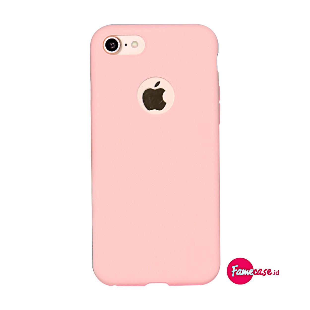 CANDY COLORFUL SOFT CASE CASING FOR IPHONE 6+ 6S+ PLUS WARNA PINK
