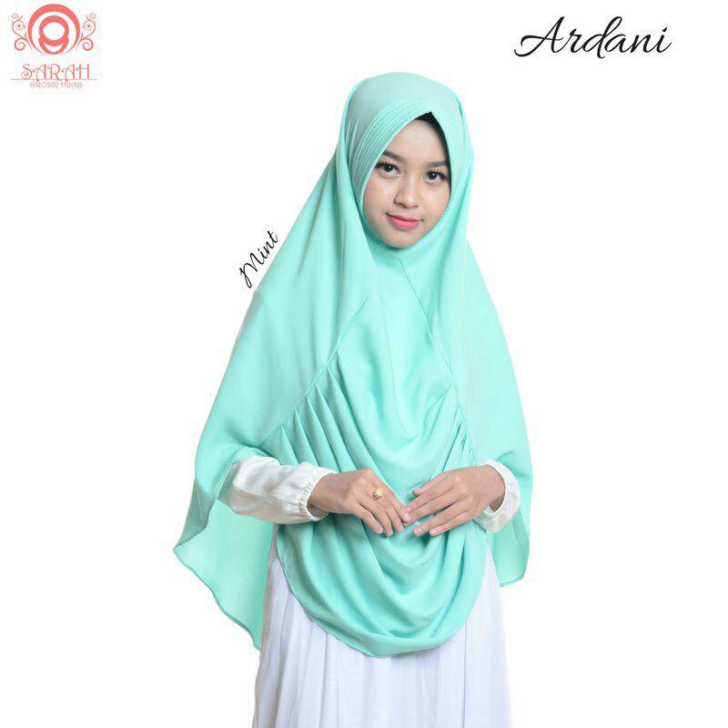Khimar Ardani, khimar syar'i pet antem, khimar jumbo , grosir jilbab syar'i BY SARAH HIJAB