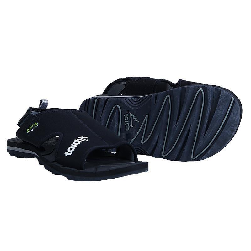 SANDAL TORCH ARRAFA HITAM ABU SANDAL HAJI/SANDAL UMROH)