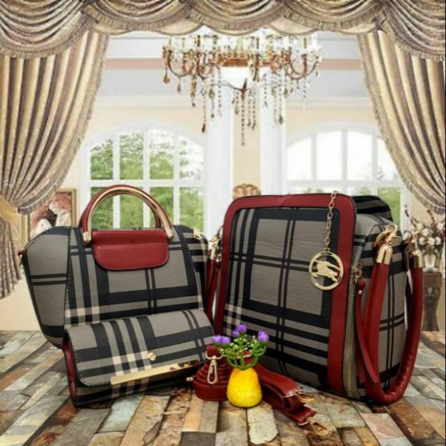 TAS MURAH BURBERRY MULTIFUNGSI 3 IN 1