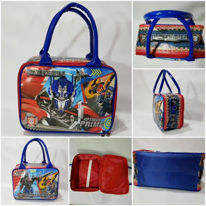 Paket Set 2in1 Travel Bag Anak Spon Dapat 2pcs Yg Besar dan Yg Kecil Transformer