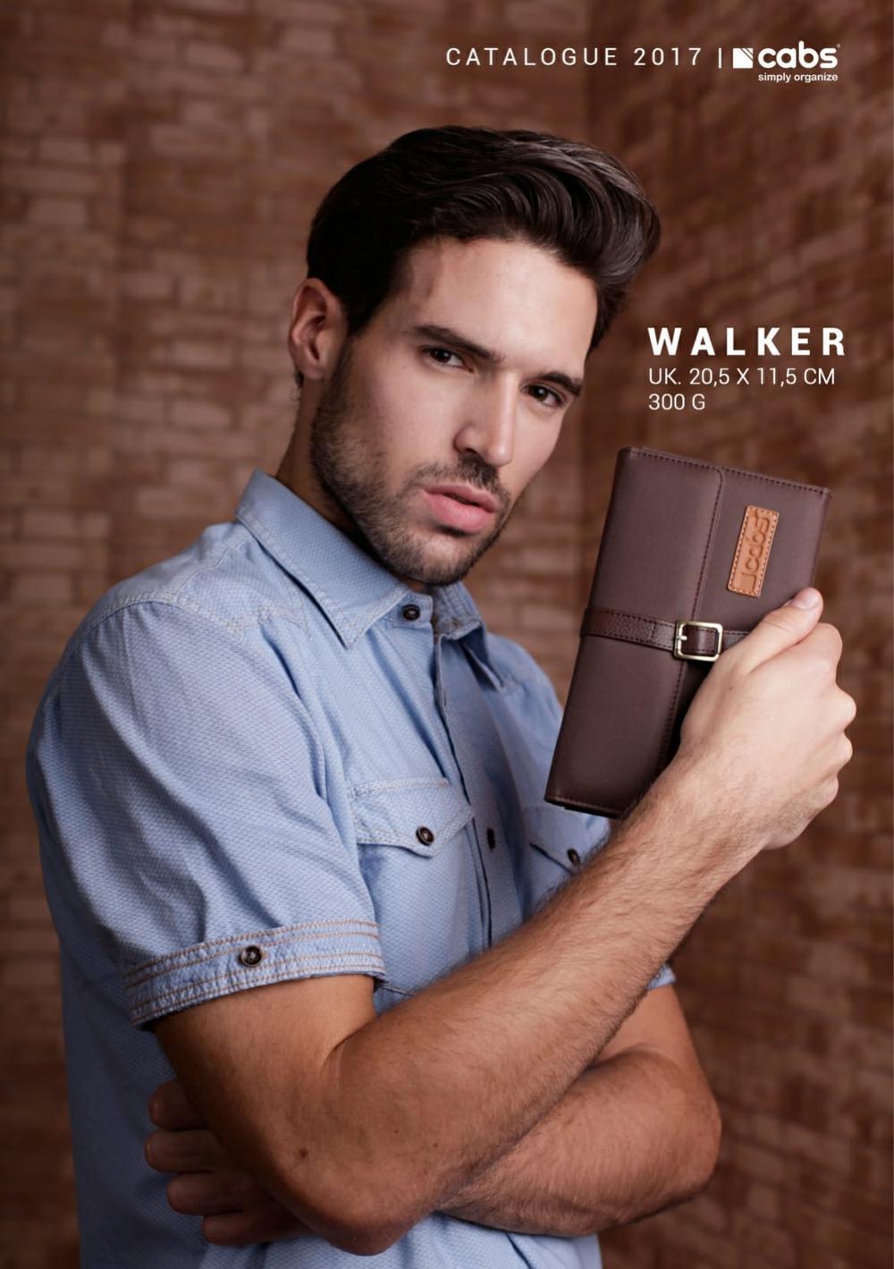 Cabs Pocket Walker - Dompet Wanita & Pria HPO Organizer Dompet Kartu Branded Serbaguna Dompet Lokal Cewek Cowok Wallet Card Holder Multifungsi - Brown