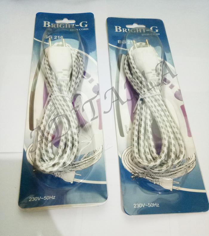 PROMO KABEL SETRIKA GEPENG BRIGHT-G 1,6M / KABEL GOSOKAN BRIGHTG GEPENG 1,6M TERLARIS