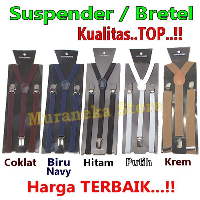 Bretel Suspender Dewasa Polos Tali Kodok Jojon Denim Import Tali Jojon Murah Pria dasi Kupu2 Pesta Cowok Bowtie Pengantin Wedding Set Instan Pernikahan Wisuda Bridesmaid MC Tuxedo Organizer Groomsman Kupukupu Wanita Prom Promnight Prewed Aksesoris