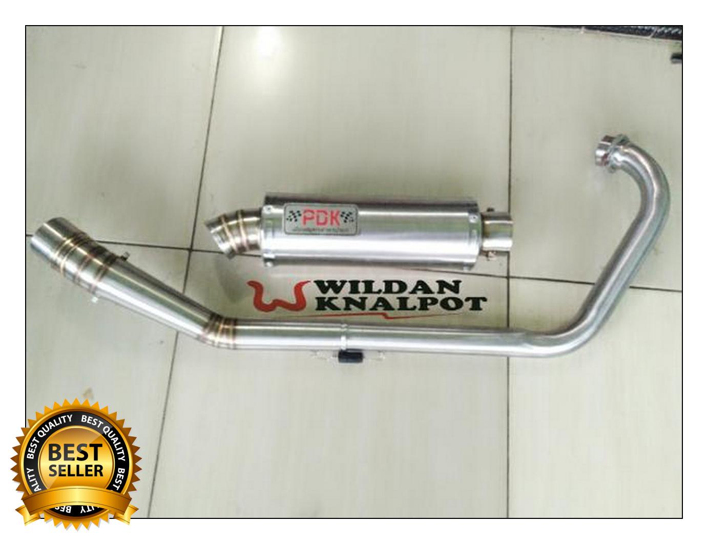Knalpot PDK leher semi Stainles for satria fu,njmx,mx king,vixion,cbr DLL