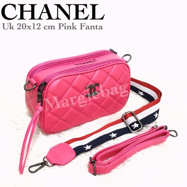 Sale !!! CHANEL MJ 2 TALI SNAPSHOOT TAS FASHION IMPORT BATAM STRAP SLEMPANG WANITA CLUTCH SM SM CHMJ