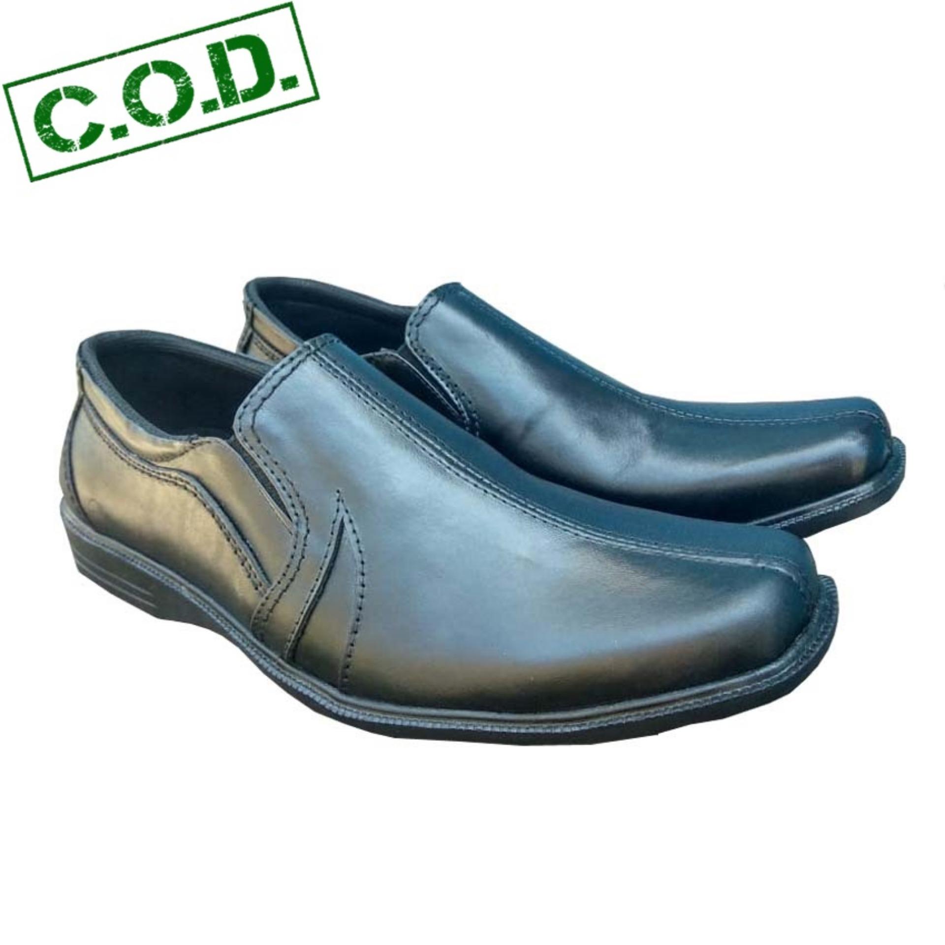 PROMO!!!..Qiqi Sepatu Pantofel Pria Kerja Dan Formal 100% Kulit Asli - Black PROMO!!!..Qiqi Sepatu Pantofel Pria Kerja Dan Formal 100% Kulit Asli - Black