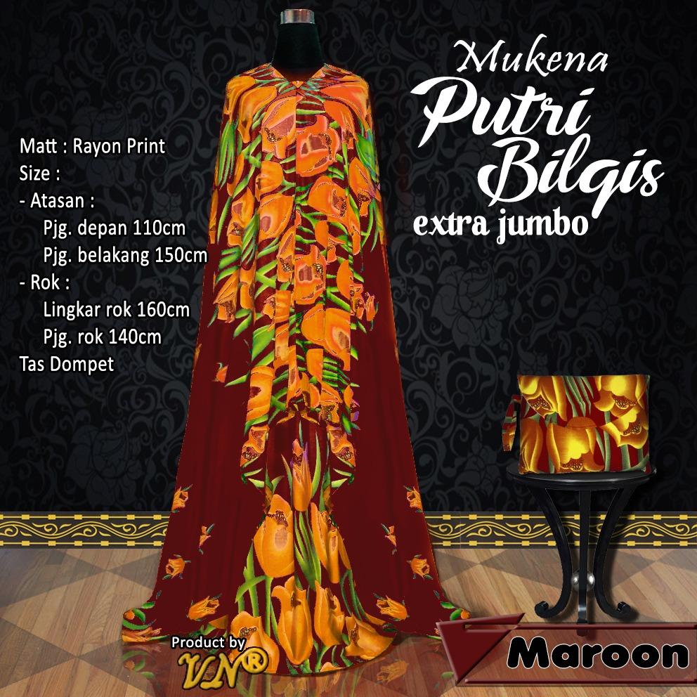sixmo - Mukena rayon janger bali PUTRI BILQIS rampel FREE TAS CANTIK