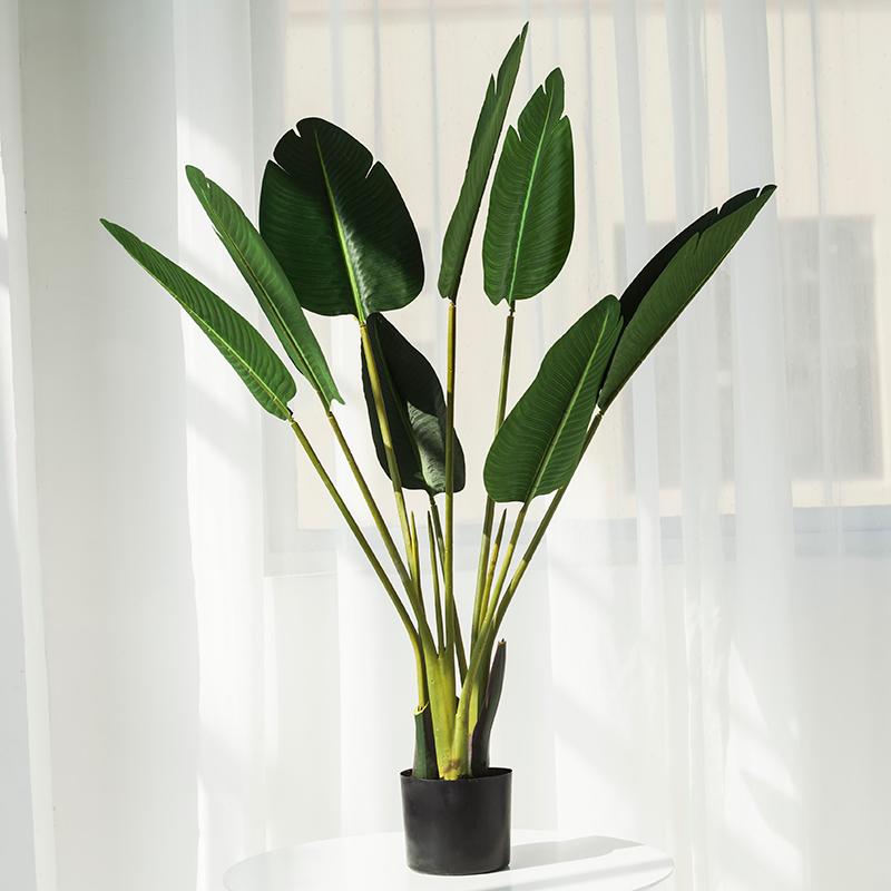 Nordic Style Artificial Plant Torrid Zone Green Vegetation Ravenala Mrj Decoration Living Room Hallway Entrance Landing Decoration