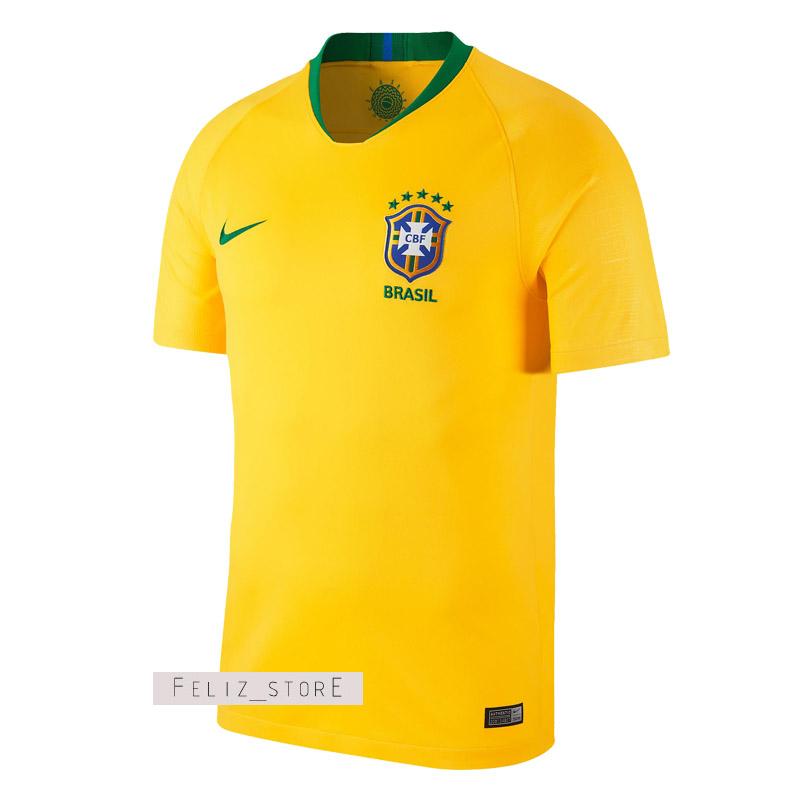 Jersey Bola Timnas Brazil Brasil Home Piala Dunia 2018
