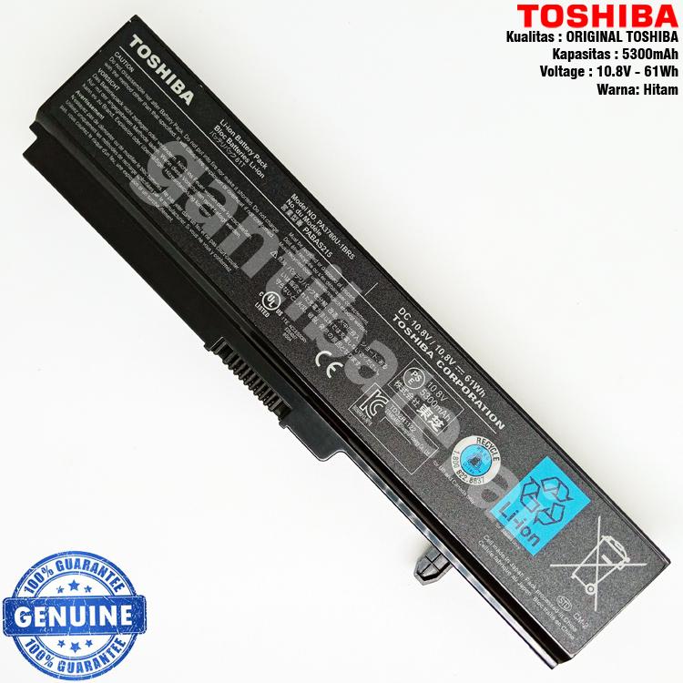 Original Baterai Toshiba Portege T110 T115 T130 T135 T110D PA3780