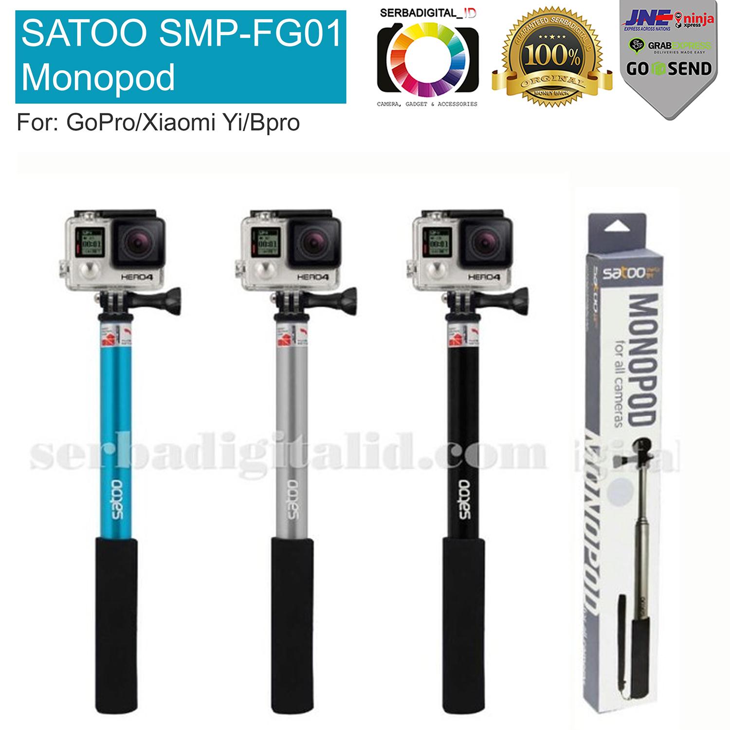 SATOO Smp-FG01Monopod Tongsis For Camera GoPro/Xiaomi Yi/B PRO-Black