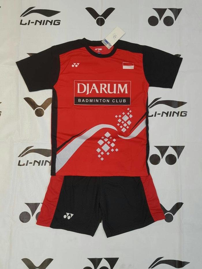 Baju setelan Badminton Dewasa Yonex.Y30 Merah/hitam - WqIbjf