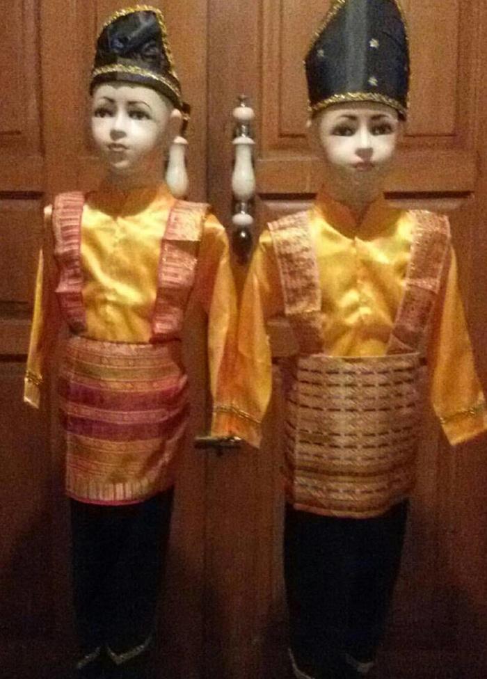 baju adat anak aceh / tari saman ukuran M