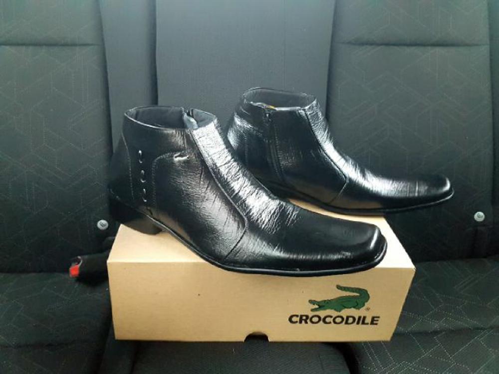 Promo Pantofel Crocodile !! Sepatu Kerja Pria Kulit Asli / Sepatu Formal Slop Zipper Premium Leather #clarks#bally#adidas#nike#pabrik#pantopel#boots#slip on#lacoste Fashion