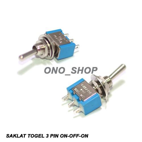 Saklar Togel 3 Pin Mini On-Off-On