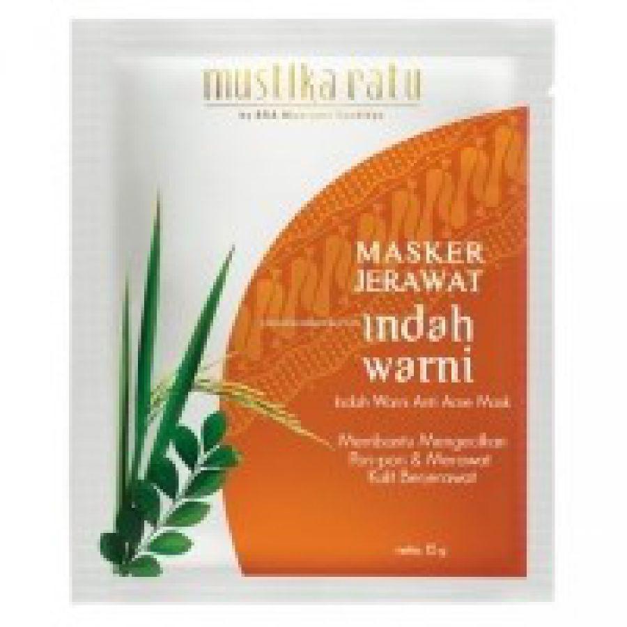 Mustika Ratu Masker Jerawat Indah Warni 15gr Facial Care Super