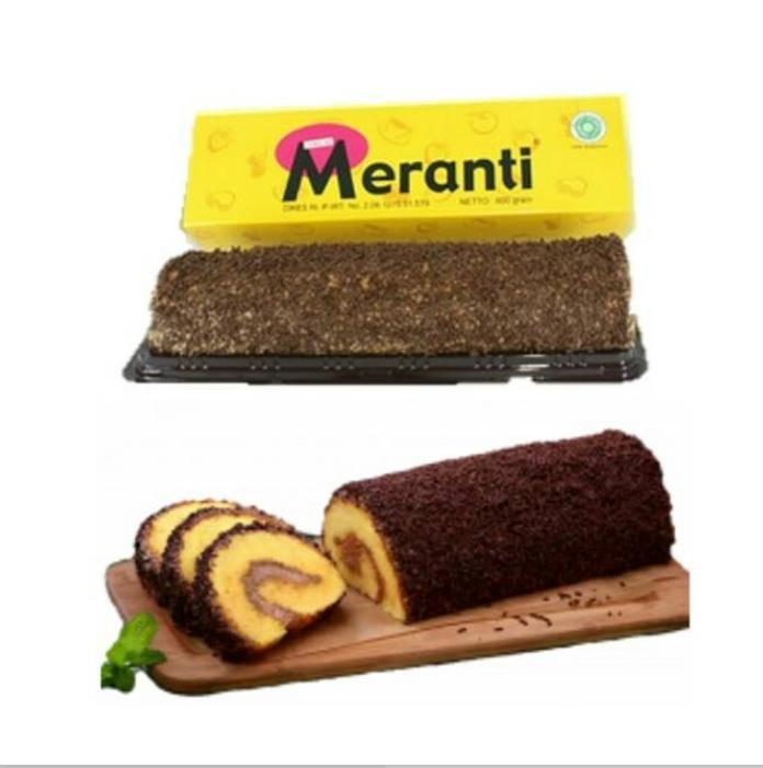 Bolu Meranti Gulung Topping Coklat