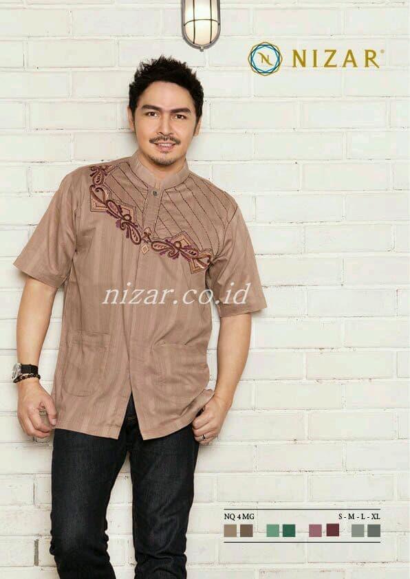 Baju Koko Nizar Bordir Original NQ4 MG