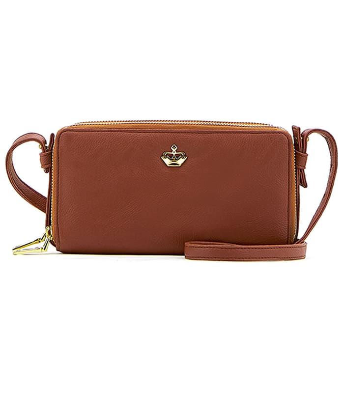 DOMPET SELEMPANG WANITA SOPHIE MARTIN COKLAT KULIT OCEANE W1563B7 ORI
