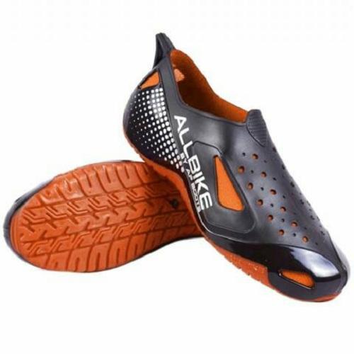 Sepatu Motor Biker ALL BIKE Orange Karet ALLBIKE Hitam Orange AP BOOTS