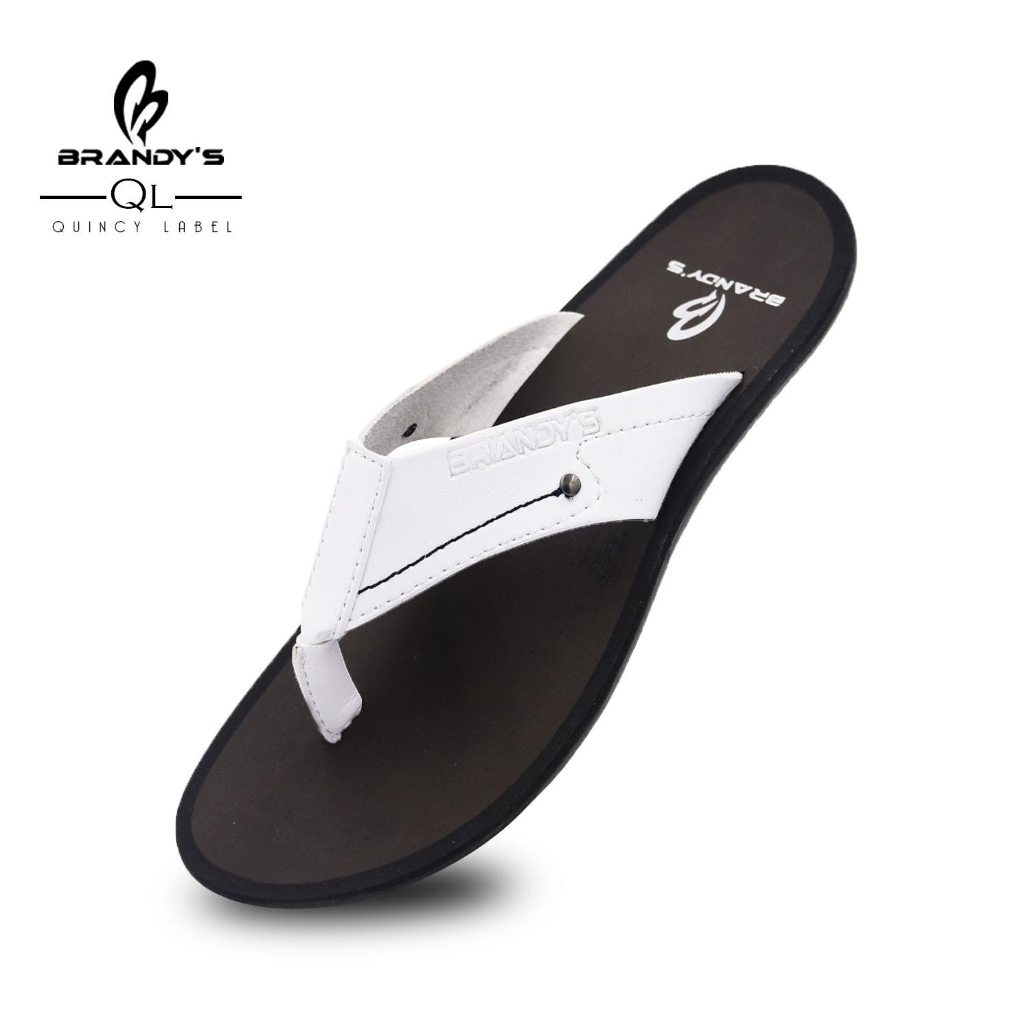 Akas Sepatu Sandal Selop Pria Trendy Kulit Asli 100% - HitamIDR67500. Rp 69.900