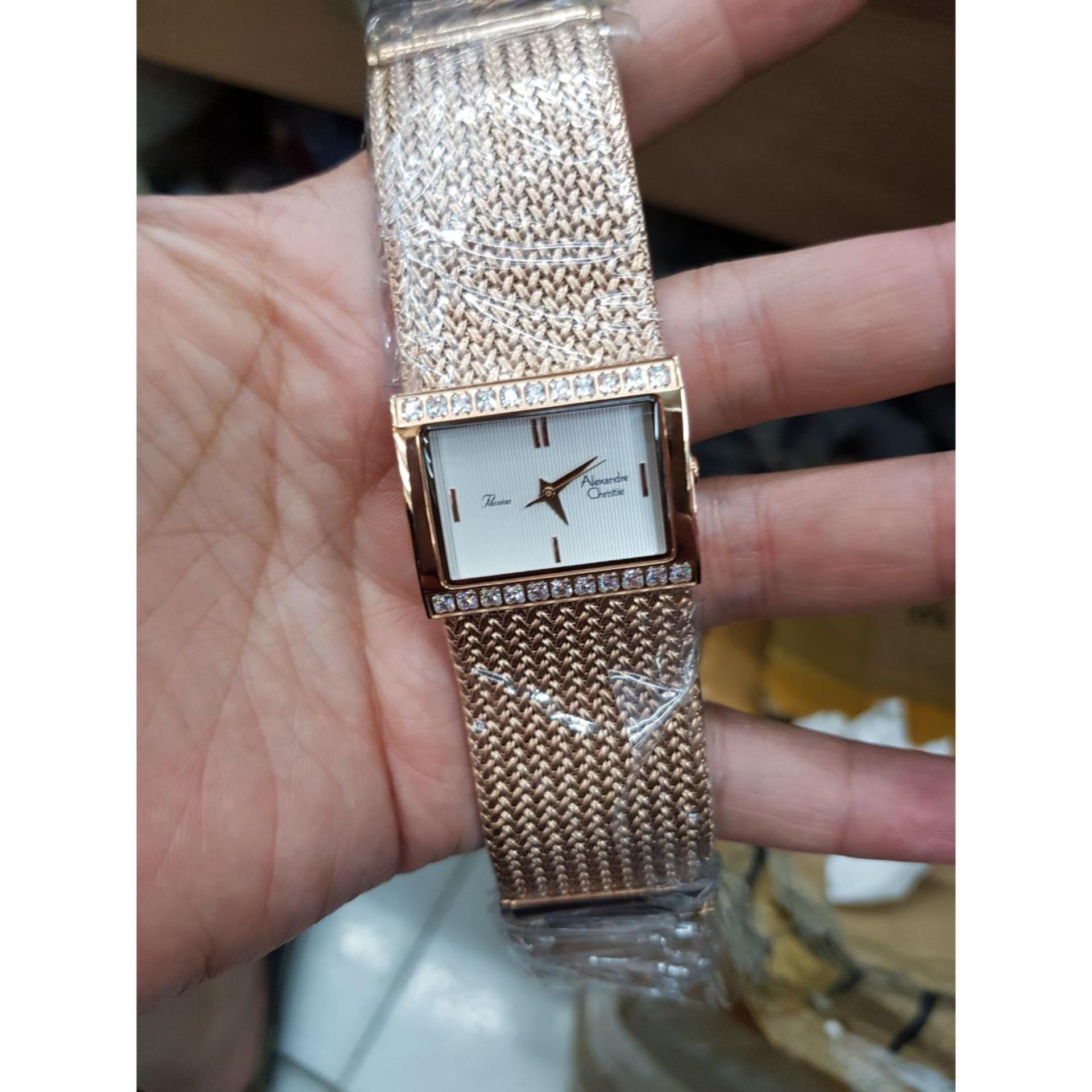 Alexandre Christie AC2466 - Jam Tangan Fashion Wanita Murah - Design Pasir Steel