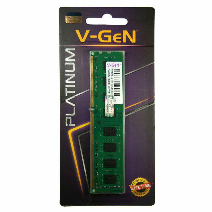 RAM DDR3 V-GeN 4GB PC12800/1600Mhz Long Dimm - Memory PC VGEN