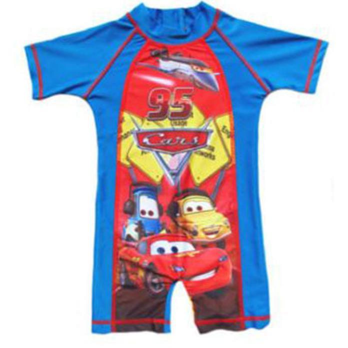 JUAL CARS BLUE SWIMSUIT / BAJU RENANG DIVING CARS ANAK LAKI IMPORT GRATIS ONGKIR