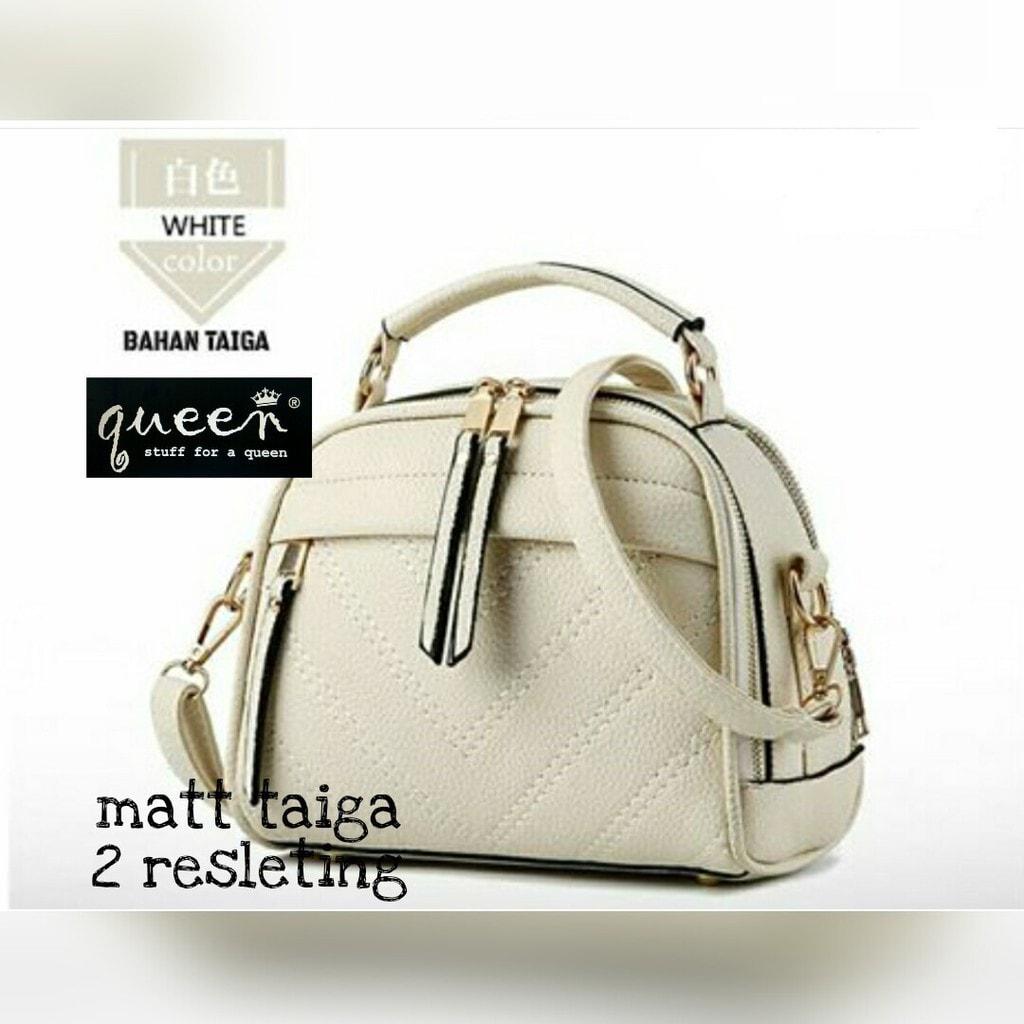 Jual Tas Fashion / Handbag / Slingbag Wanita Milano Cream Pusat Tas Murah - Beige Promo