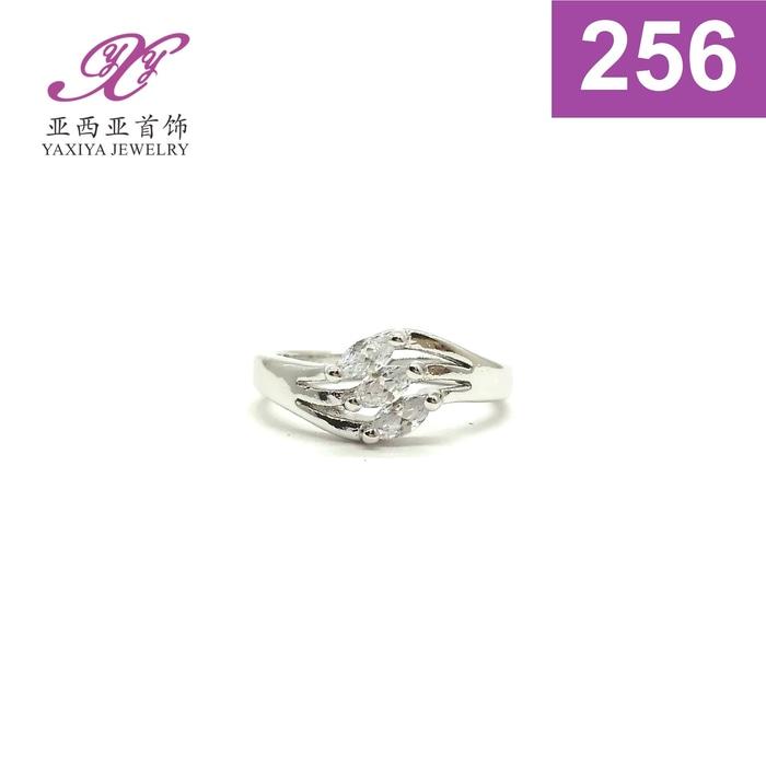Cincin Anak Permata Emas Putih Perhiasan Imitasi 256