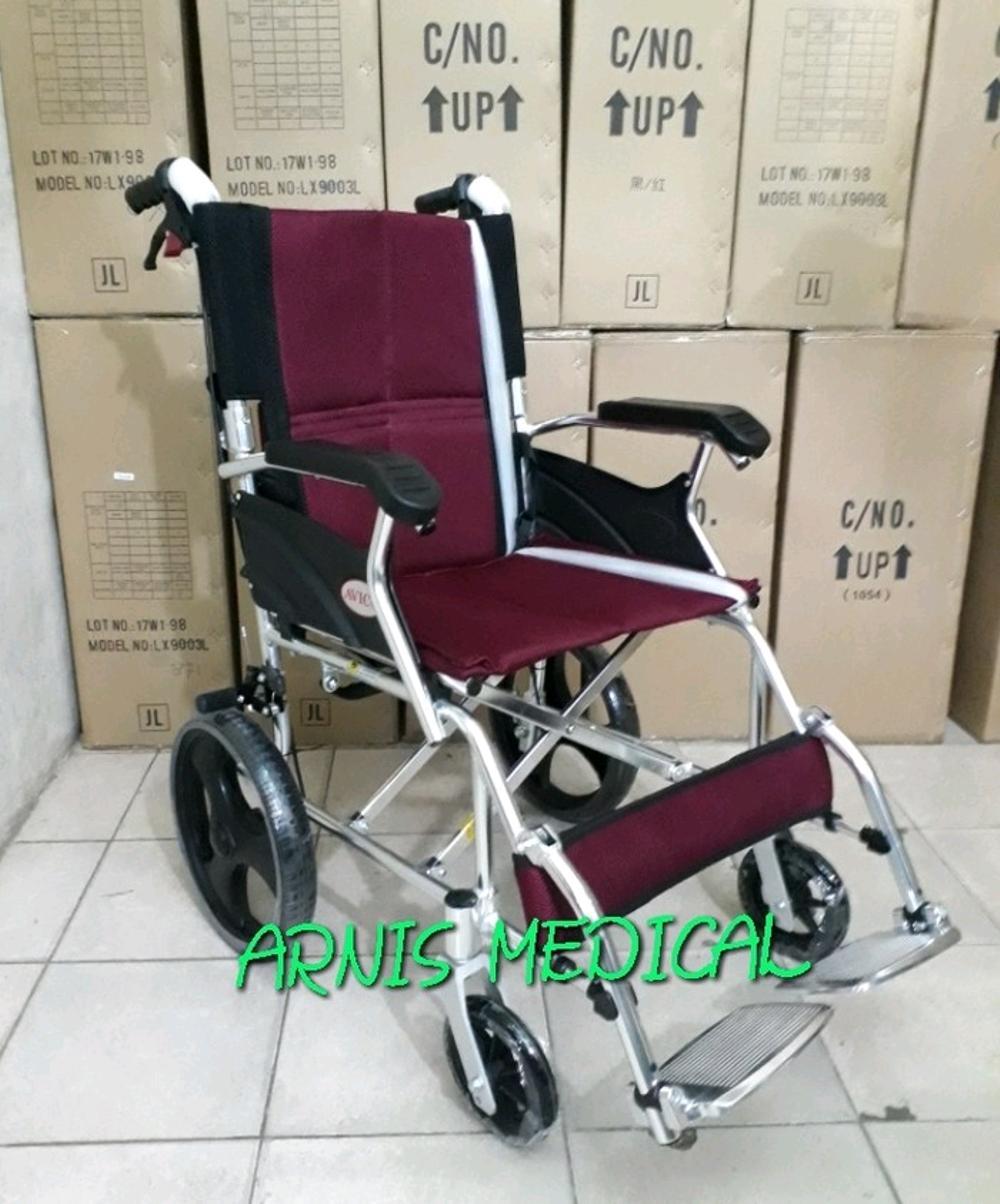 kursi roda travel LX 863 LABJ Ringan mudah di lipat anti karat