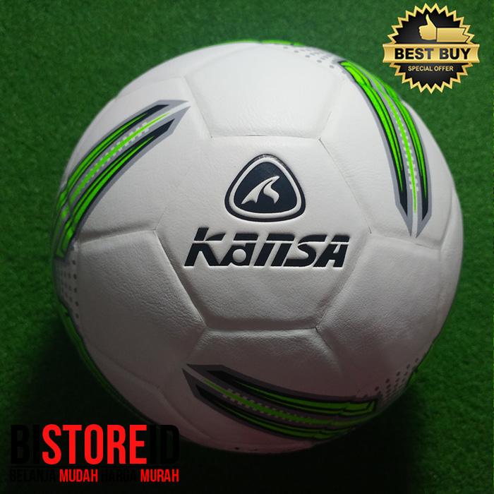 Bola Futsal Kansa Panel Press Motif Segitiga Hijau PROMO