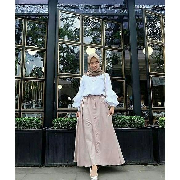 Baju Muslim Original Setelan Tara Set Baloteli Baju Wanita Terbaru Hijab Trendy Rok+Baju Casual Muslim Modern Setelan Atasan Trendy Modis