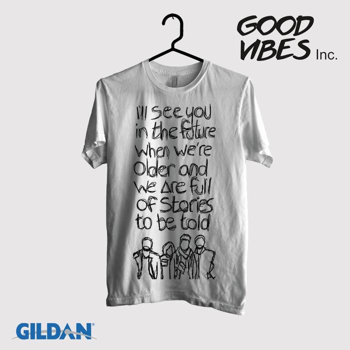 Kaos Band Bastille Original Gildan - Laughter Lines Lyrics