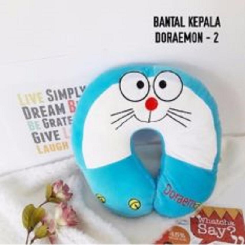 Bantal Leher atau Bantal Kepala Doraemon Combi
