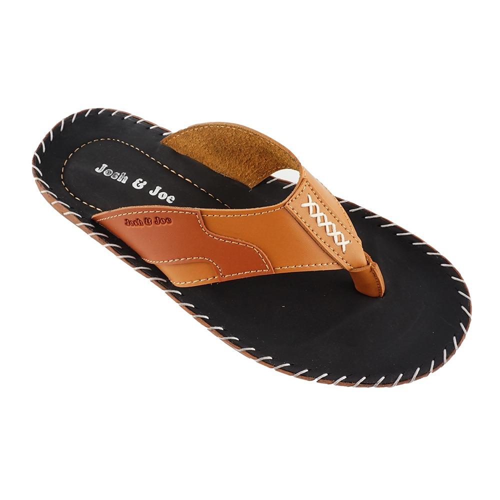 Josh&Joe / fashion pria / sandal murah / sandal pria / sandal pria kulit / sandal pria casual / sandal pria dewasa / sandal gunung pria/ sandal jepit pria Brown02