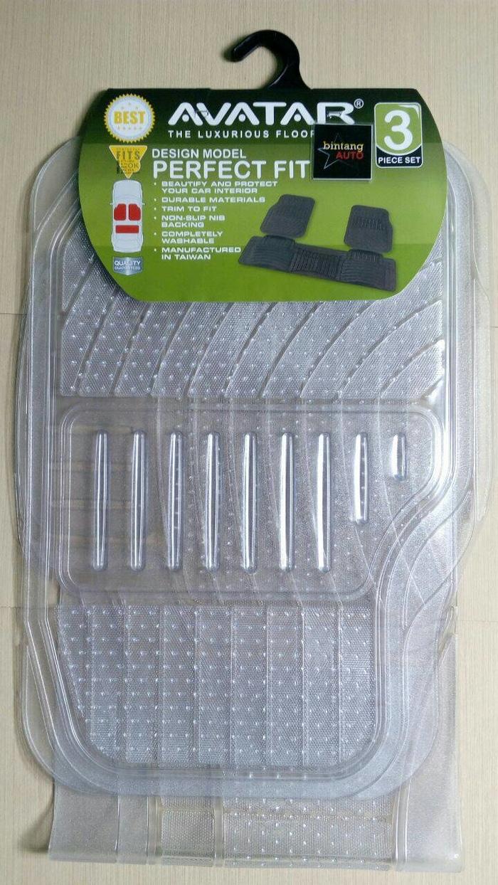 Karpet Mobil Universal Putih Transparan