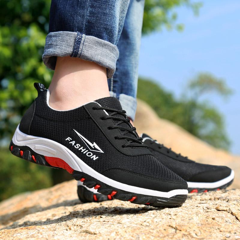 ... MENTEE Pria Sepatu Hiking Anti-selip Luar Sepatu Trekking Sepatu Olahraga Berkualitas Tinggi - 3 ...