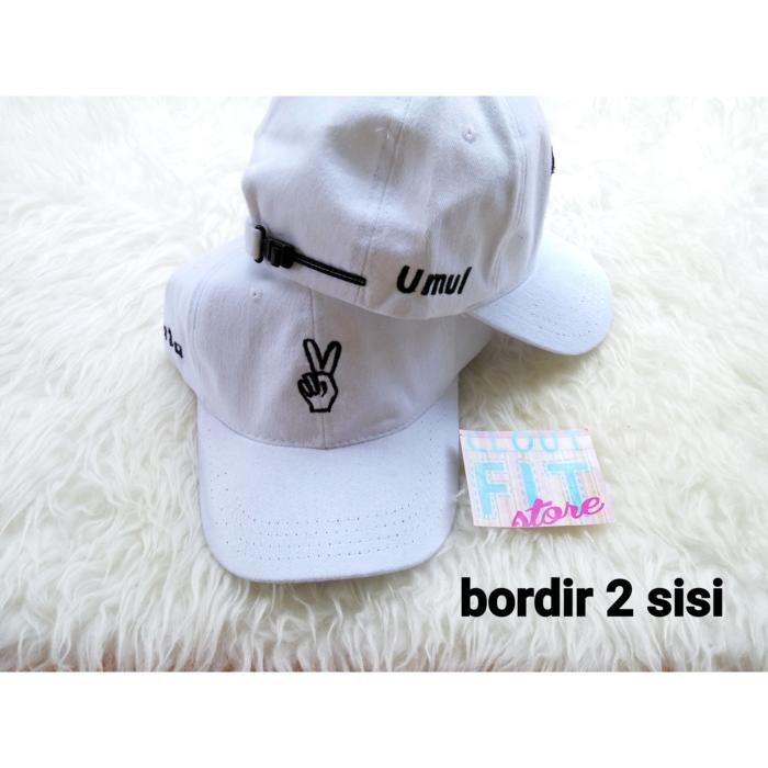 Topi Baseball Bordir Manual 2 Sisi / Tumblr Polo Cap Terlaris di Lazada