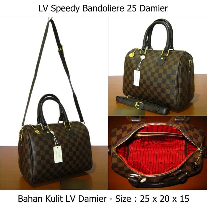 Toko online jual tas Louis Vuitton LV Damier murah untuk wanita - ceTW2z